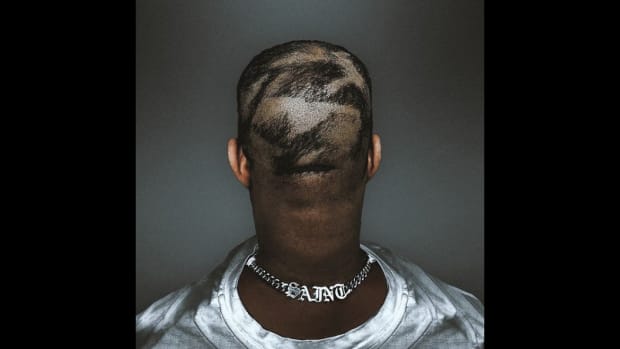 Kanye West patchy haircut