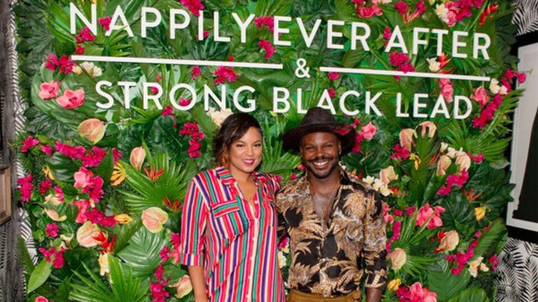 Quick Pics: Larry Sims & Tahira J. Wright Fête 'Nappily Ever After' in Atlanta