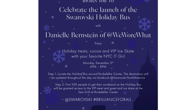 You Gotta Catch the Swarovski Holiday Bus, But Where’s It Going?