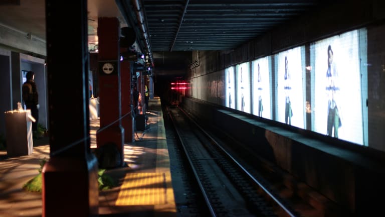 SocietEye: Timberland Launches GreenStride Collection in Decommissioned Subway