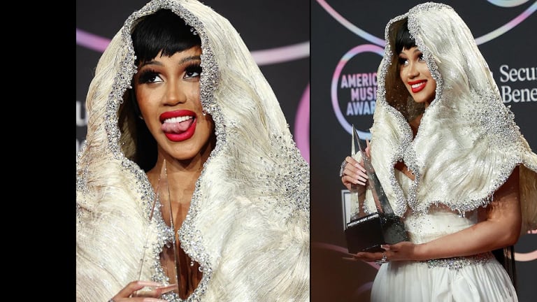 Get the Look: Cardi B’s Glowing Skin at the American Music Awards