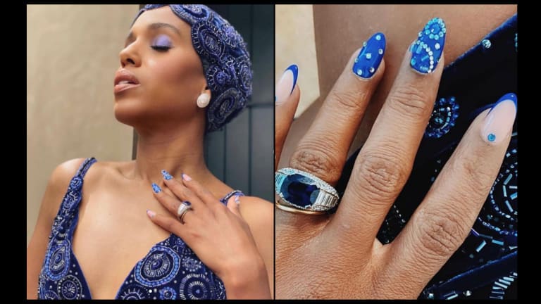 Get the Look: Kerry Washington’s Mermaid Manicure for the SAG Awards