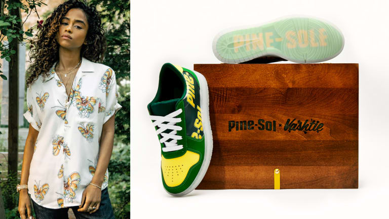 Everything You Need to Know About Vashtie’s Pine-Sol Sneaker