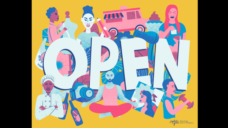 Wells Fargo Taps Sophia Yeshi to Reimagine ‘OPEN’ Sign as Nod to Small Business