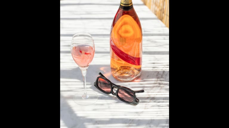 G.H. Mumm Champagne and Le Specs Put a Rosé-ier Spin on Sunglasses