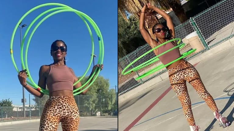 Pilot Sets Guinness World Record for Hula Hooping While Skating
