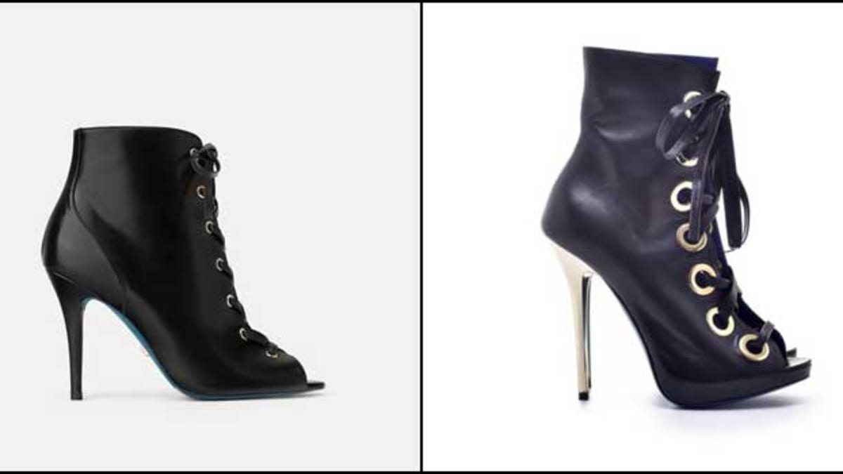 Zara blue collection leather boots new arrivals