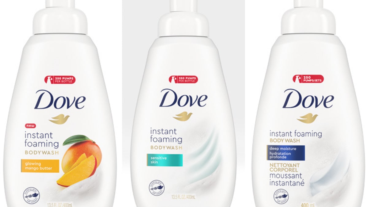 Foam store body wash