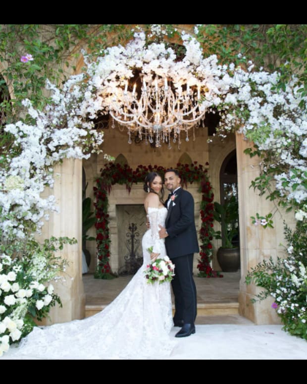 Bria Murphy and Michael Xavier wedding