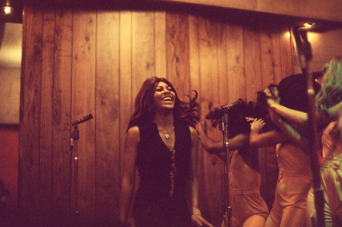 Tina Turner and The Ikettes perform for Bolic Sound KMET broadcast in May 1973