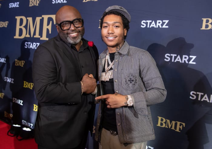 Randy Huggins and BMF star Demetrius “Lil Meech” Flenory Jr.
