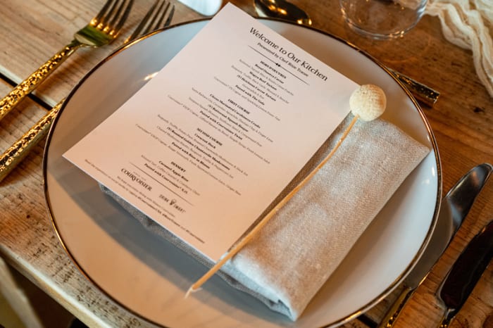 Courvoisier's "Welcome to Our Kitchen" three-course dinner menu by Chef Rōze Traore