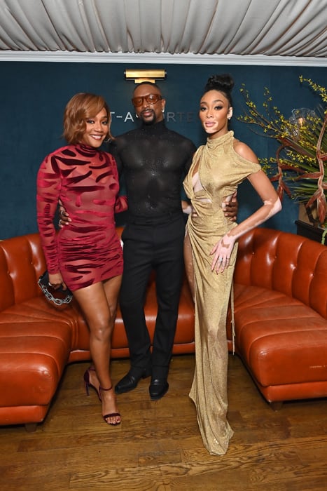 Tiffany Haddish, LaQuan Smith, and Winnie Harlow