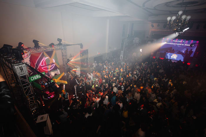 Half Moon performs at Red Bull Culture Clash in Brooklyn on May 19, 2022.
