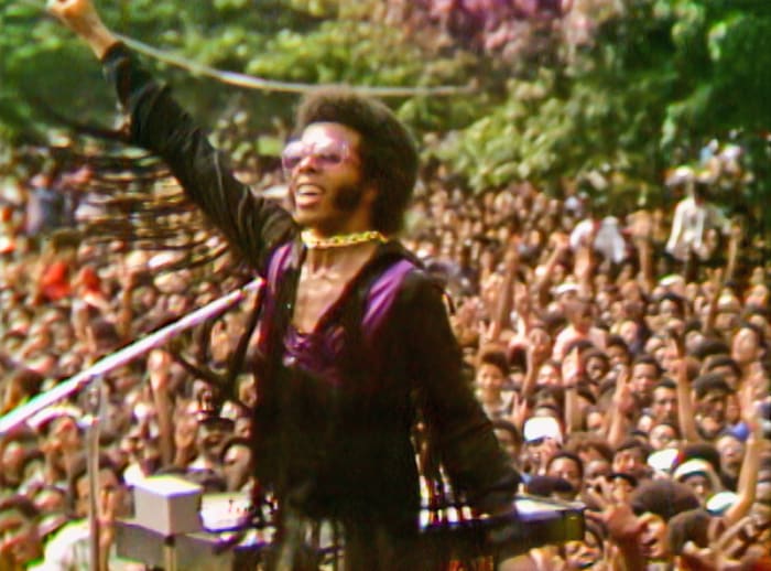 Sly and the Family Stone give a must-see performance during the Harlem Cultural Festival.