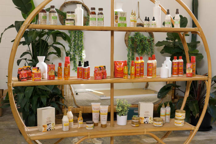 Creme of Nature products, including the Creme of Nature with Argan Oil from Morocco collection in its newly-redesigned packaging.