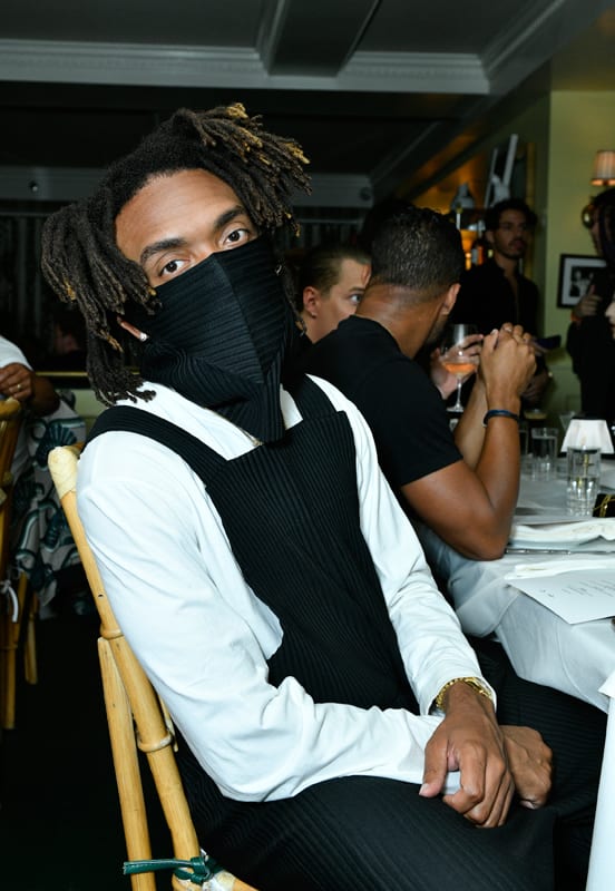 Kerby Jean-Raymond celebrates his friend Prabal Gurung’s Spring 2022 collection at his private after-show dinner with Grey Goose vodka on September 8, 2021.