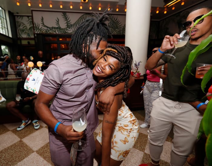 Guests help Grey Goose Essences celebrate "The Main Character, a Tribute to Black Excellence."