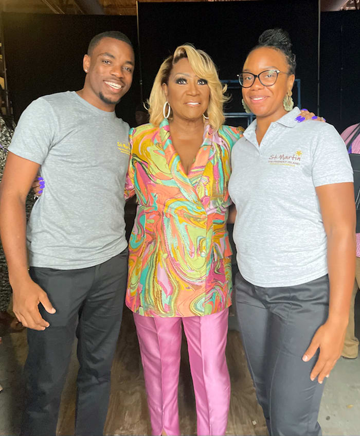 Chef Kareem Brooks, Patti LaBelle, and Chef Kénila Hyman