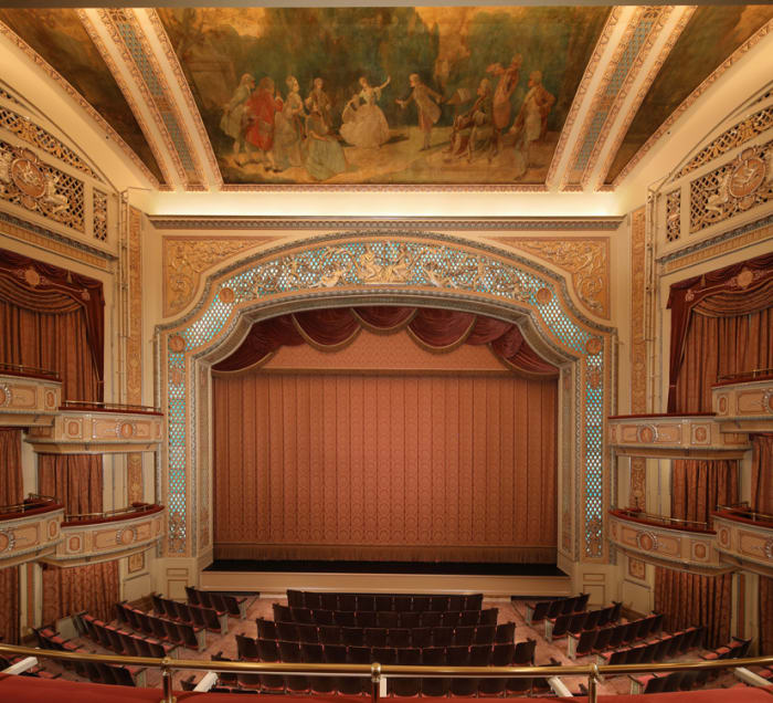 Inside the James Earl Jones Theatre