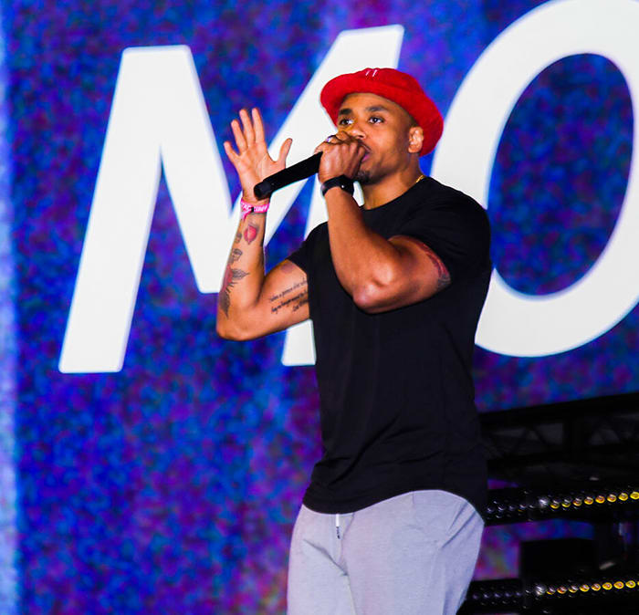 Tristan Mack Wilds co-hosts Movement LIVE, an event that intersects fitness and fun.