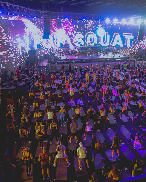 Michelob ULTRA held the Movement LIVE fitness event at The Brooklyn Mirage on Sept. 21, 2022.