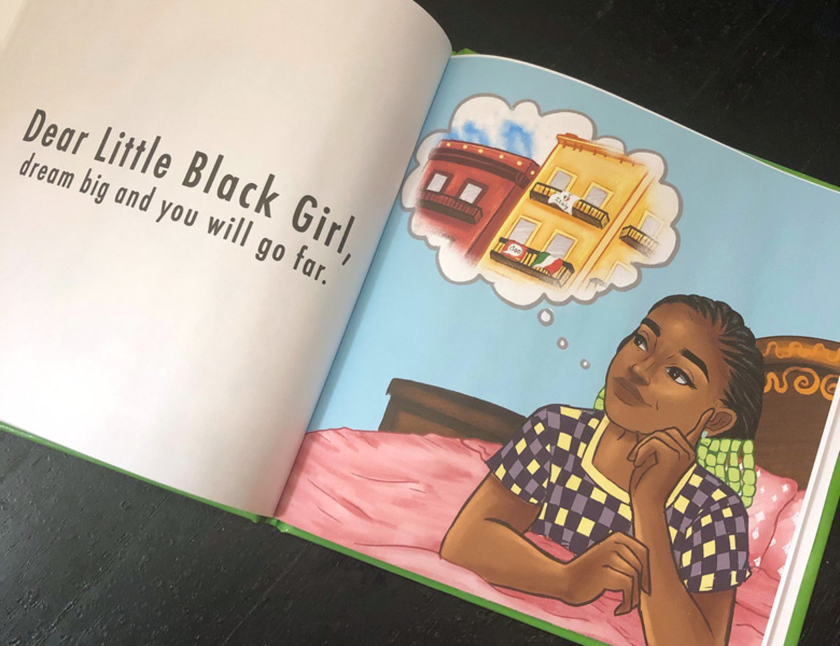 An affirmation from Dear Little Black Girl by Christina Wilds (Hammond)