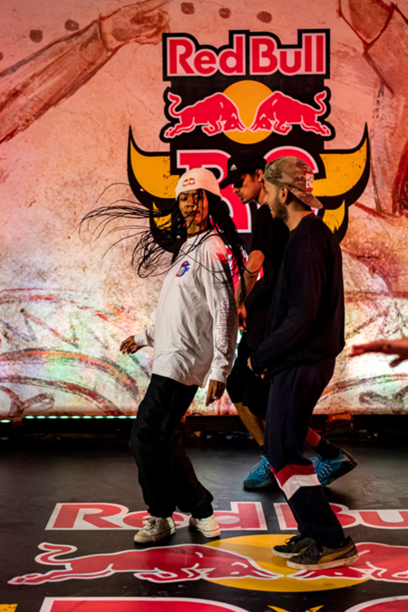 Angyil conducts a Hip-Hop workshop during the Red Bull BC One Camp, ahead of the World Final at Famous Studios in Mumbai, India on November 8, 2019.