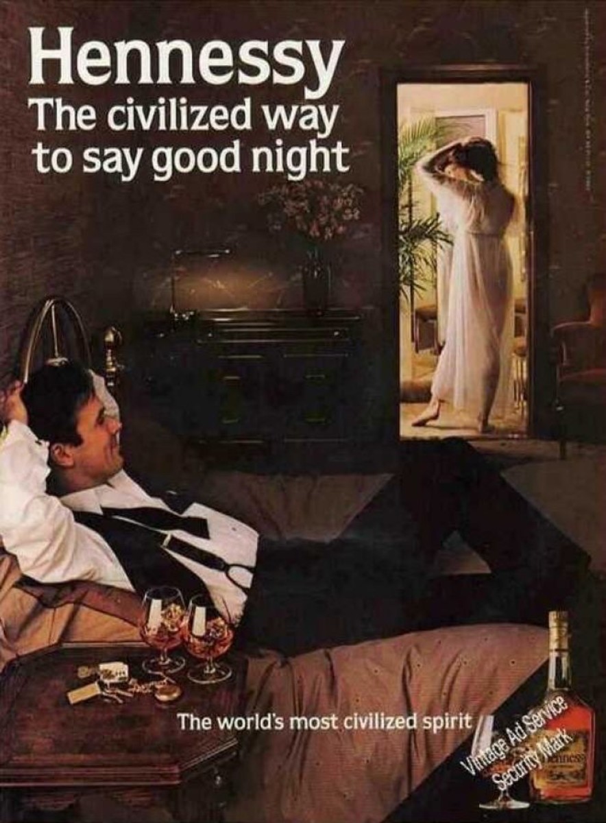 Hennessy ad from the 1980s.