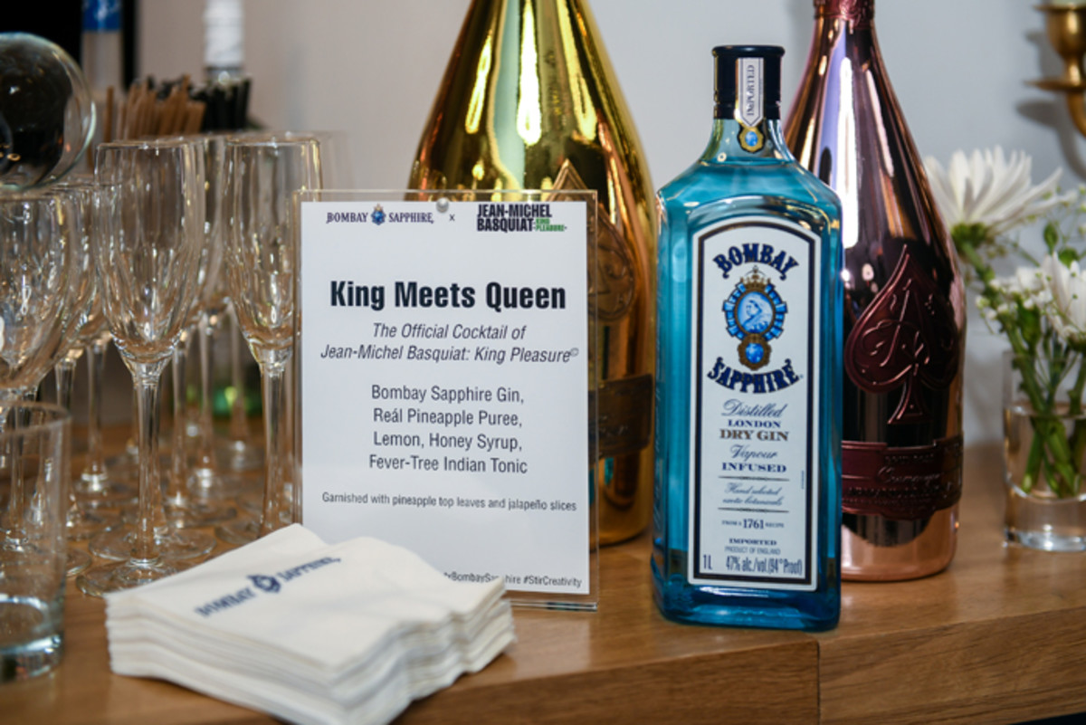 The BOMBAY SAPPHIRE "King Meets Queen" cocktail