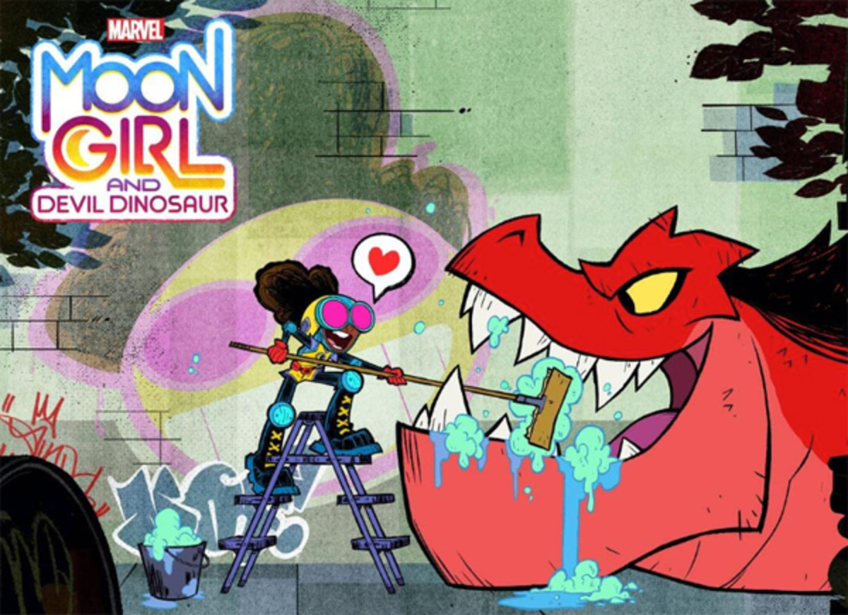 Marvel's Moon Girl and Devil Dinosaur, which is executive produced by Laurence Fishburne, is slated to premiere on the Disney Channel in summer 2022. 