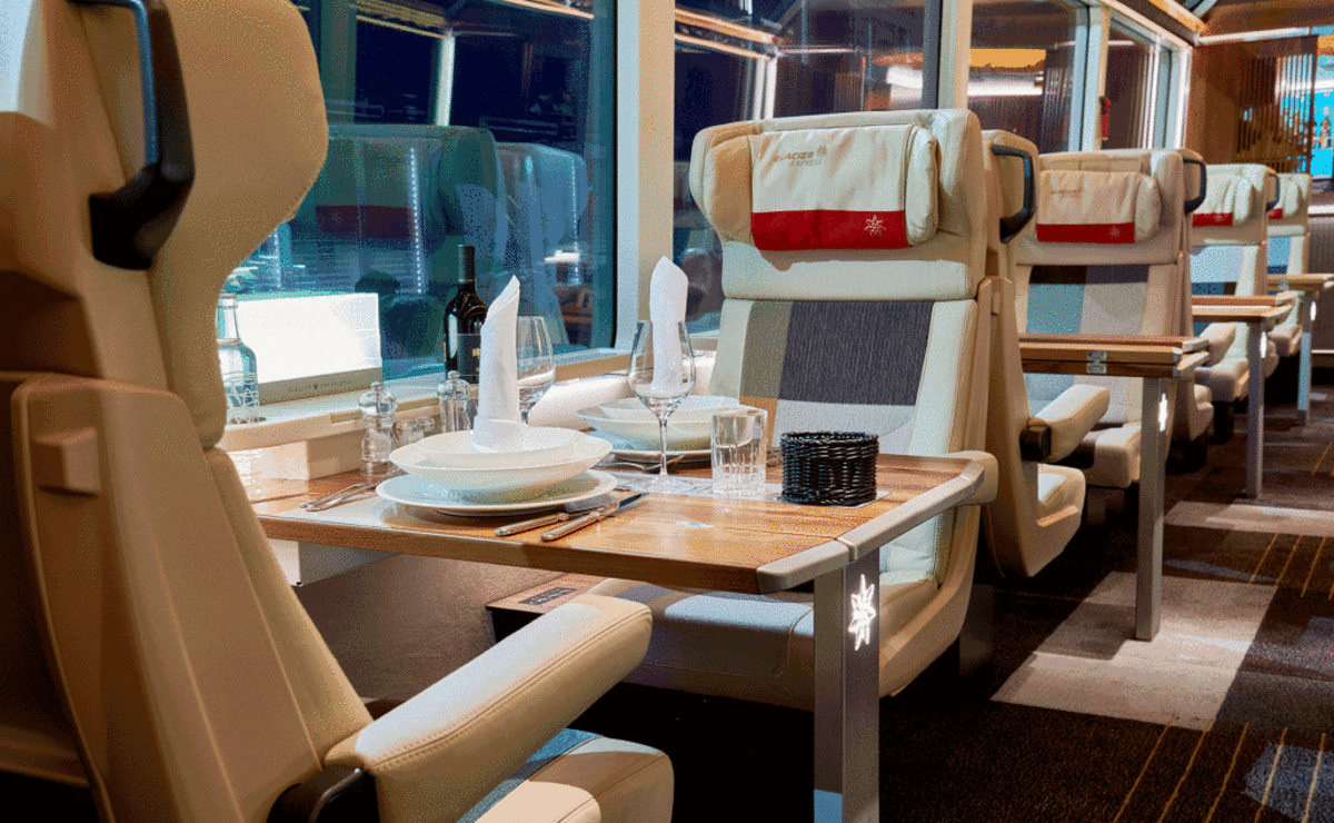 Excellence Class aboard the Glacier Express