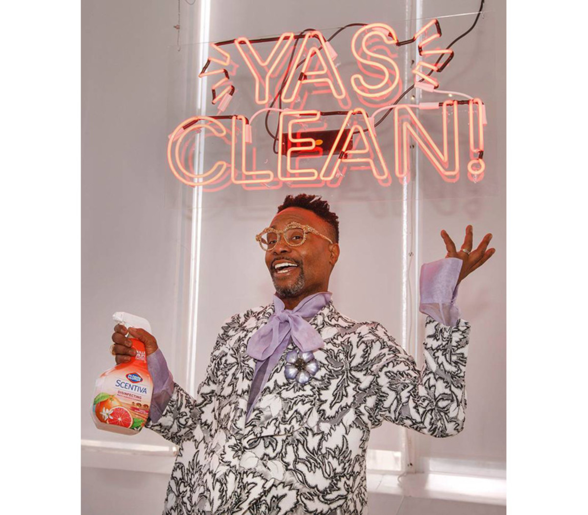 Billy Porter for Clorox Scentiva's #YASCLEAN campaign