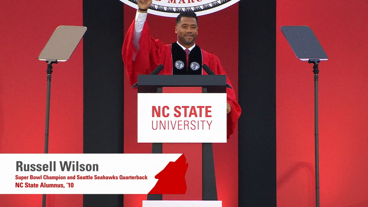 Russell Wilson NC State Commencement Speech UPTOWN Magazine