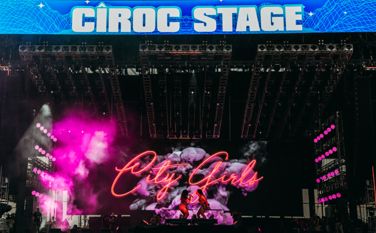 City Girls perform on the CÎROC Stage at Rolling Loud in Miami.