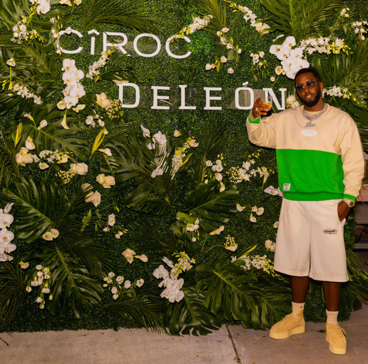 Sean "Diddy" Combs celebrates with CÎROC and DeLeon at Rolling Loud in Miami.