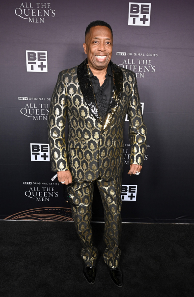 Gary With Da Tea attends the premiere screening for the new BET+ and Tyler Perry Studios scripted series All The Queen's Men on September 9, 2021 in Atlanta.