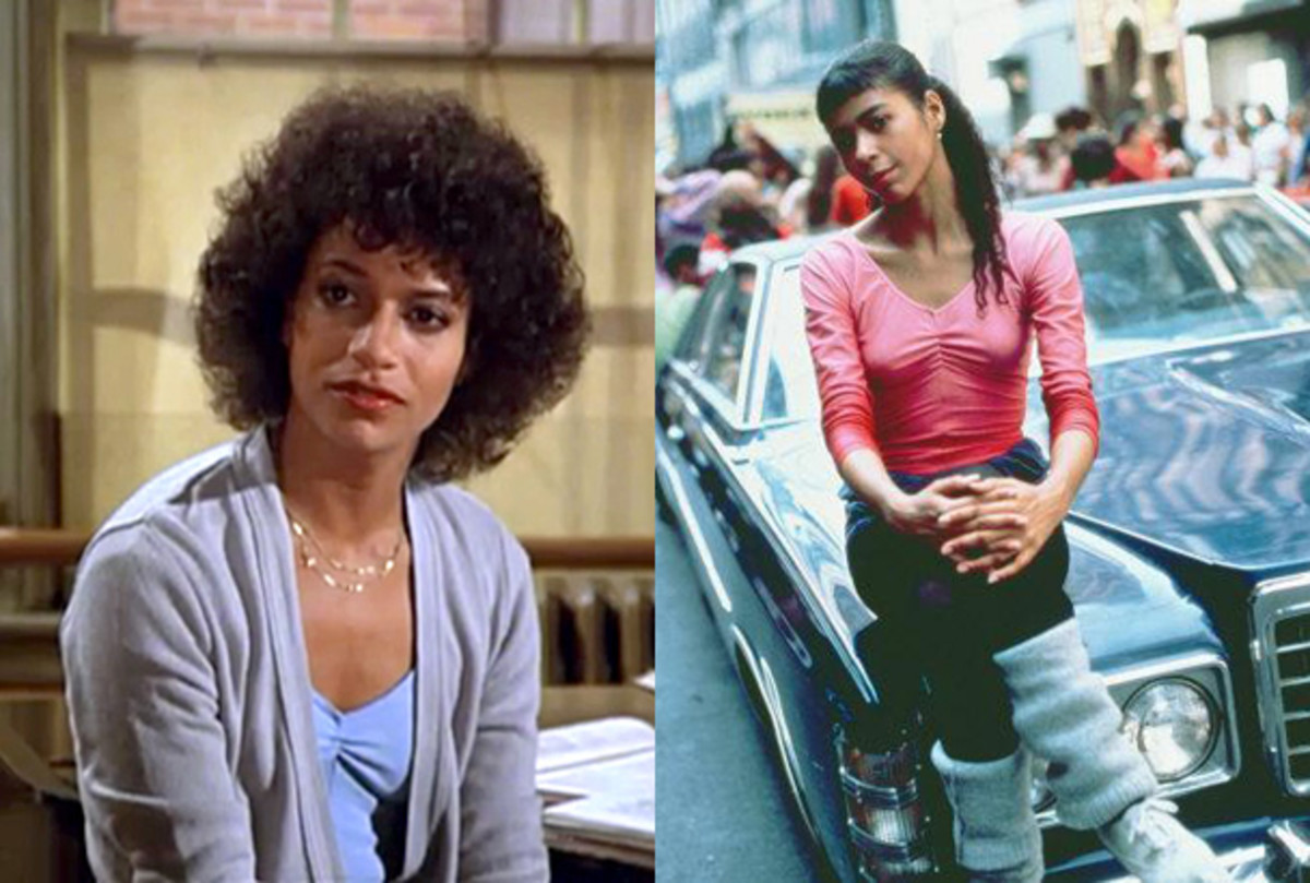 Debbie Allen and Irene Cara on the set of 1980's Fame