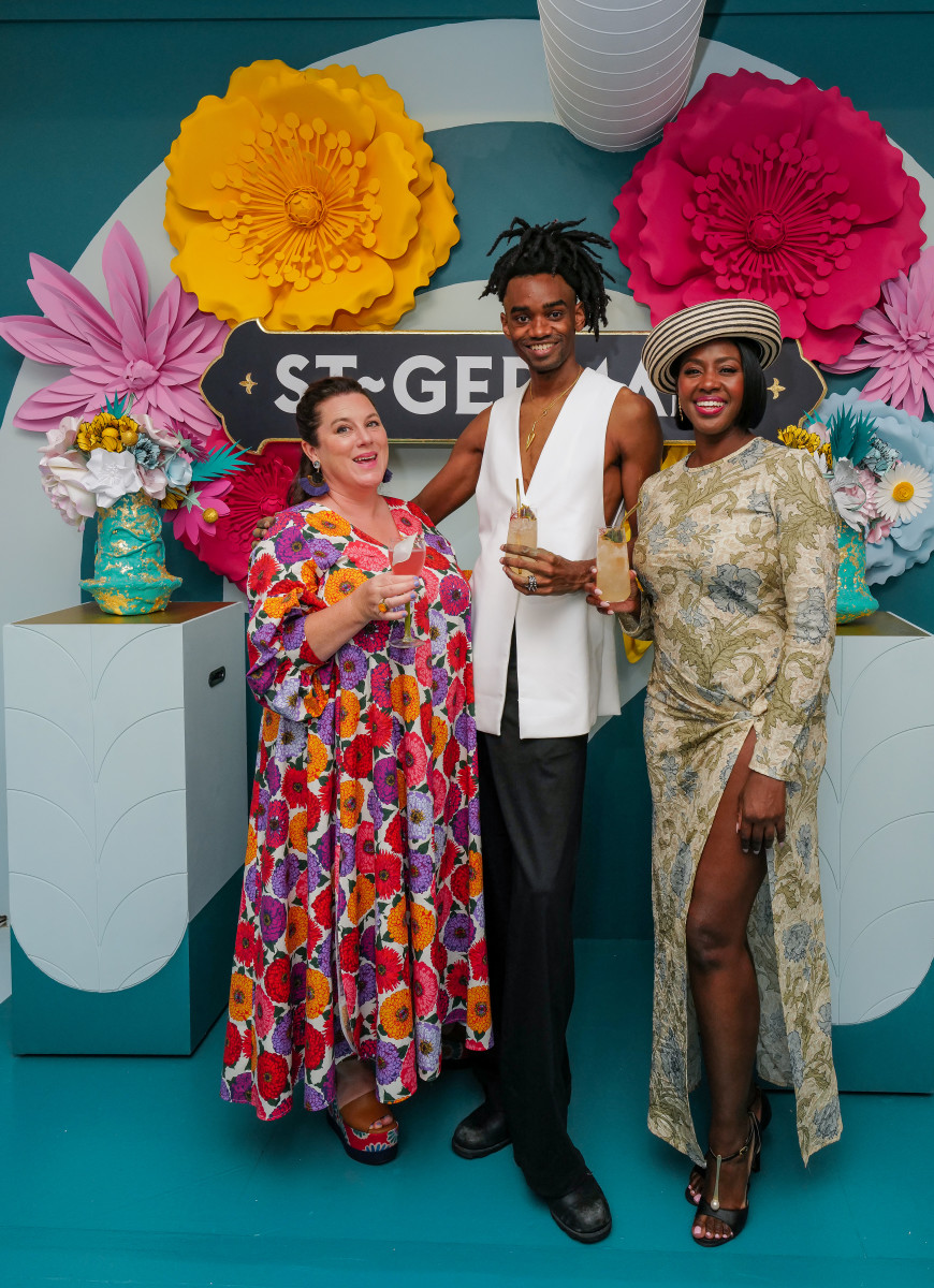 The 2nd Annual Fleuriste St-Germain wouldn't have been possible without paper designer Zoe Bradley, multimedia artist Jameel Mohammed, and St-Germain National Ambassador Earlecia Richelle.